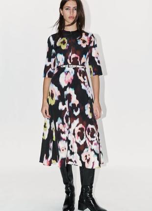 Zara сукня міді, м