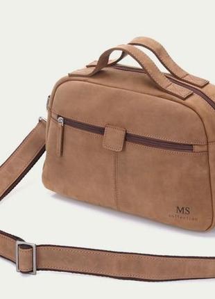 Компактная мужская сумка из натуральной кожи jd8016c john mcdee