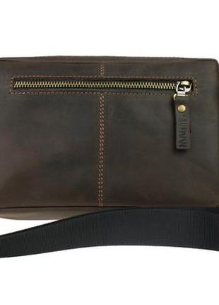 Сумка бананка на пояс sb2 (26) коричнева