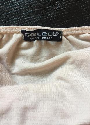 Топ пудровый с блеском, боди топ, рюши, воланы, чокер, американская пройма