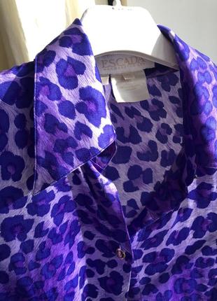 Escada блуза сорочка шовк оригінал вінтаж6 фото