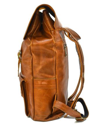 Рюкзак из натуральной кожи gb-9001-4lx tarwa коньячна наппа4 фото