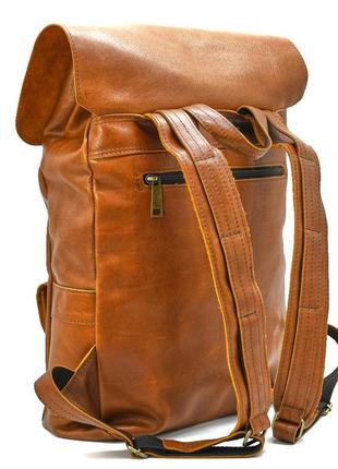 Рюкзак из натуральной кожи gb-9001-4lx tarwa коньячна наппа5 фото