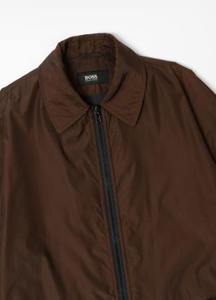 Hugo boss rockford vintage jacket&nbsp;brown мужской плащ2 фото