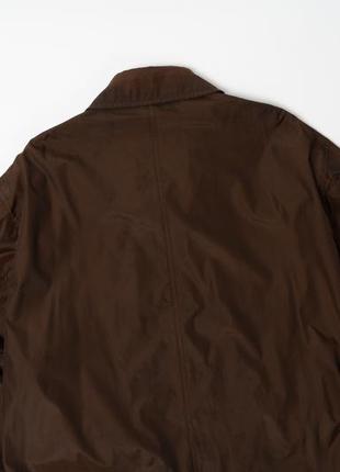 Hugo boss rockford vintage jacket&nbsp;brown мужской плащ7 фото