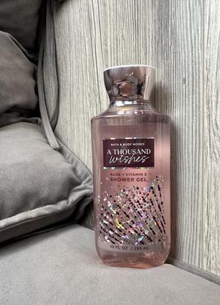 Bath and body works гель для душу a thousand wishes1 фото