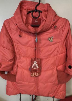 Демісезонна куртка happy snow на дівчинку