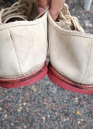 Брендовые туфли с натуральной тонкой  замши timberland3 фото