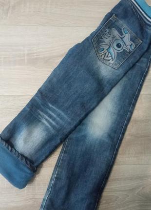 Теплые джинсы для мальчика/девочки