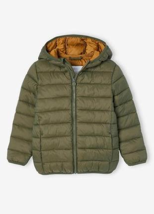 Влагоустойчивый материал теплая демисезонная куртка для мальчика от vertbaudet (испания)1 фото