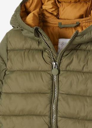 Влагоустойчивый материал теплая демисезонная куртка для мальчика от vertbaudet (испания)4 фото