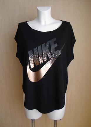 Nike, футболка з принтом, р.l4 фото