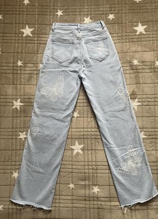 Стильні джинси з метеликами5 фото