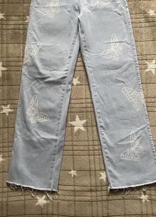 Стильні джинси з метеликами4 фото