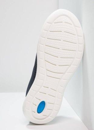 Крокс кросівки лайтрайд пейсер сині crocs literide pacer navy/white2 фото