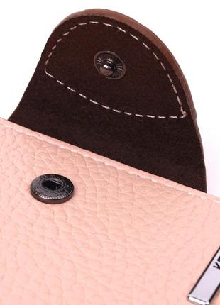 Превосходный женский кошелек из натуральной кожи karya 21348 розовый3 фото