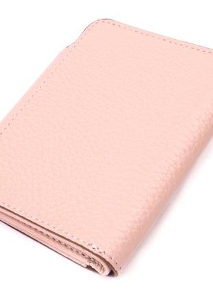 Превосходный женский кошелек из натуральной кожи karya 21348 розовый2 фото