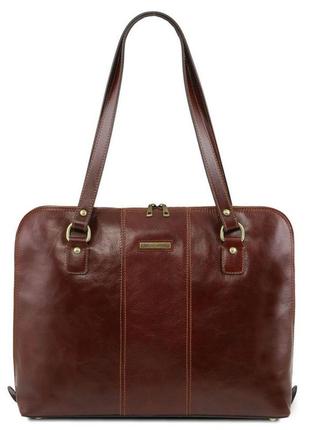 Сумка жіноча ділова ravenna tl141795 tuscany leather (коричневий)