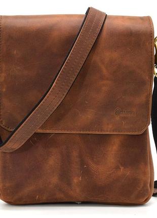 Мужская сумка через плечо rb-0022-4lx tarwa на 2 отделения лошадиная кожа6 фото