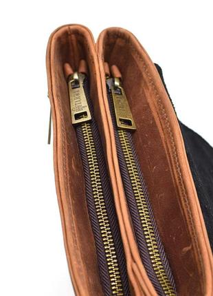 Мужская сумка через плечо rb-0022-4lx tarwa на 2 отделения лошадиная кожа7 фото