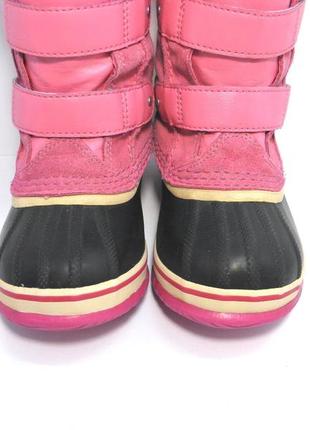 Детские замшевые ботинки сапоги дутики sorel р. 283 фото