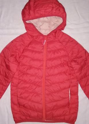 Ультралегкая стеганая деми куртка m&s на 5-6 лет р.116