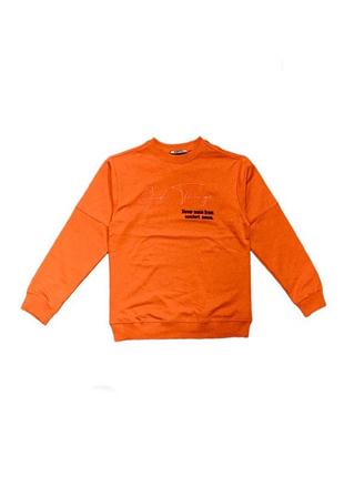 Свитшот в оранжевом цвете для мальчика арт.9921