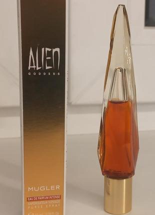 Mugler alien goddess intense edp фірмовий тревел 10 ml без 3 пшиків.