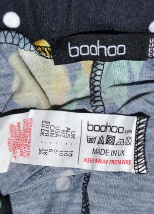 Шорти boohoo трикотаж поліестер-еластан р.s\m2 фото