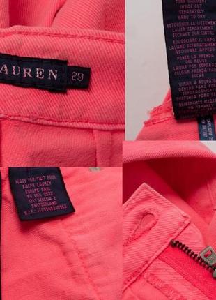 Ralph lauren bright pink jeans  жіночі джинси9 фото