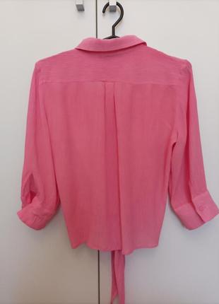 Красивая рубашка, блузка marella с завязками спереди, размер s.6 фото
