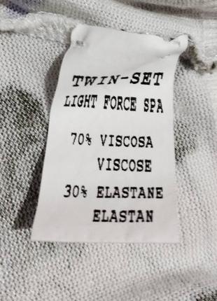 103.вишукане віскозне якісне болеро в принт італійського преміум бренду twin-set7 фото