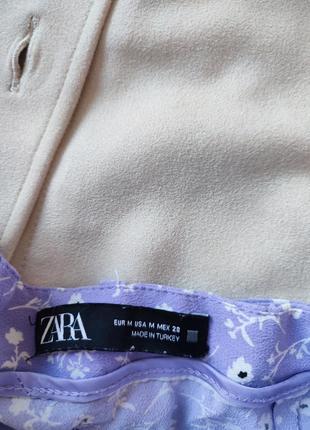Шикарный костюм комплект юбка шорты и вязаный топ zara8 фото