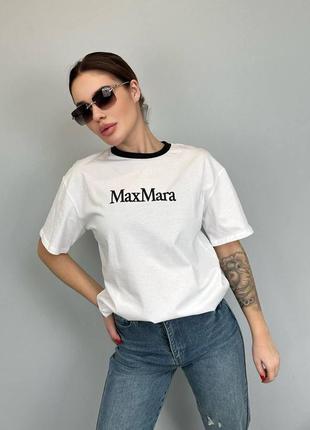 Белая футболка макс мара max mara6 фото