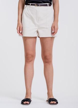 Женские короткие шорты с высокой талией3 фото