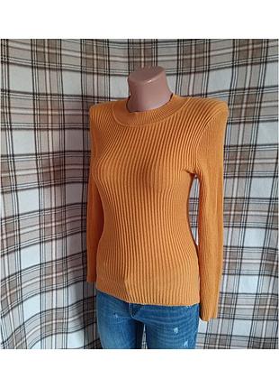 Яркий модный гольф водолазка в рубчик primark. 3=4!💞