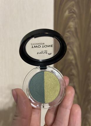 Тіні two tone eyeshadow1 фото