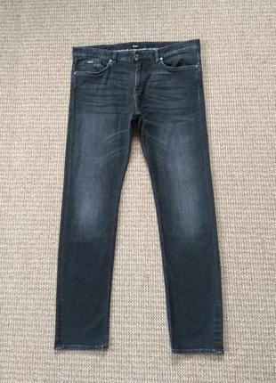 Hugo boss stretch delaware slim fit джинси candiani italian denim оригінал (w36 l32)