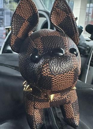 Брелок louis vuitton dog коричневий