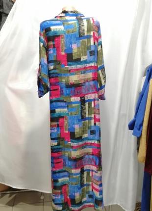 ⛔ туника  платье   рубашка  удлинённая спинка из натуральной ткани штапель3 фото