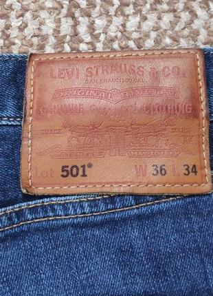 Levi's 501 premium big e джинсы оригинал (w36 l34)4 фото