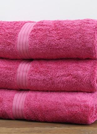 Полотенце 50х90 daisy цвет: малиновый