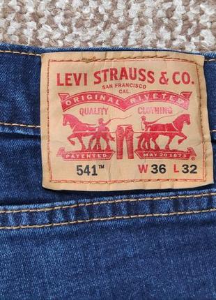Levi's 541 waterless джинсы athletic taper fit оригинал (w36 l32)3 фото