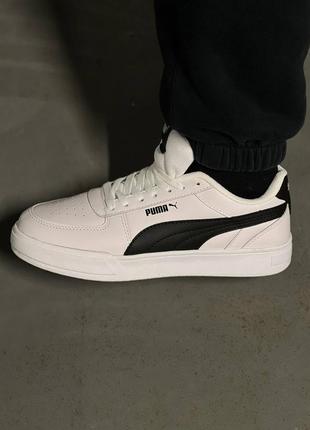 Кроссовки, puma ca pro white black3 фото