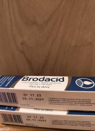 Бродацид средство от бородавок brodacid 8g2 фото