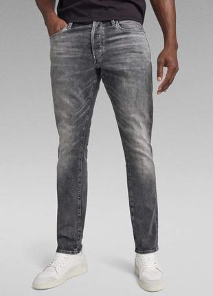 Мужские джинсы g-star raw серого цвета.