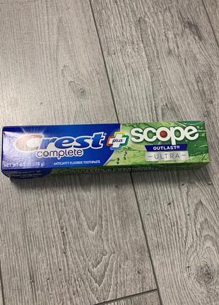 Оригінальна зубна паста крест