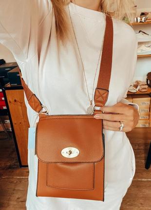 Mulberry сумка кожа натуральная номерная