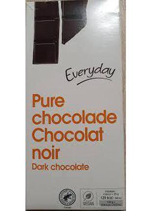 Бельгійський чорний шоколад everyday     pure chocolade, 200 г