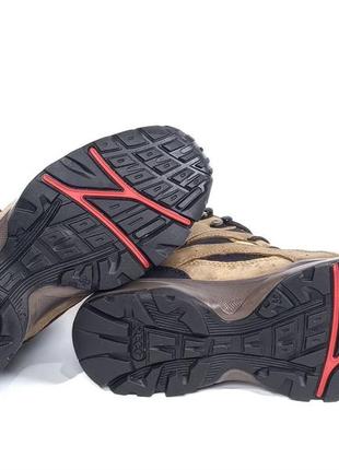 Кожаные женские ботинки ecco gtx brown leather waterproof hiking оригинал8 фото